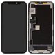 LCD compatible with iPhone 11 Pro, (black, with frame, HC, without IC, (OLED), GX OEM hard)