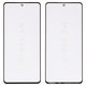 Housing Glass G+OCA PRO compatible with Samsung A736 Galaxy A73 5G, (with OCA film, black)
