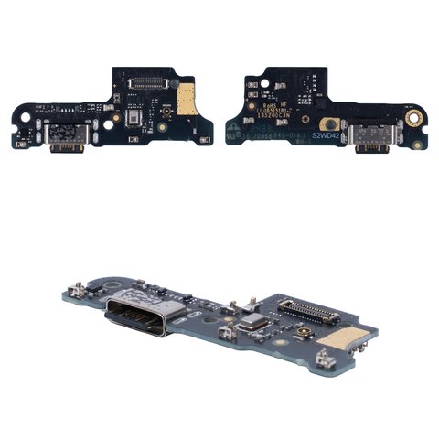 Flat Cable compatible with Xiaomi Poco C75, Redmi 14C 4G, Redmi A4, charge connector, with microphone, with components, Original PRC , charging board 