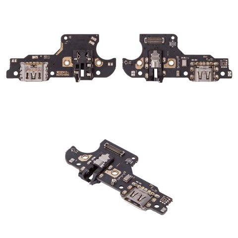 Flat Cable compatible with Oppo A12, A12s, headphone connector, charge connector, with microphone, Copy, charging board