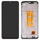 LCD compatible with Realme C61, (black, with frame, High Copy, RMX3939, RMX3930)