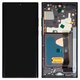 Дисплей для Samsung N985F Galaxy Note 20 Ultra, черный, с рамкой, High Copy, (OLED)