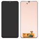 LCD compatible with Samsung A175 Galaxy A17 4G, (black, without frame, original (change glass) )