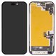 Дисплей для iPhone 15, черный, с рамкой, HC, без ошибки, (OLED), DD-OLED OEM soft, diagnosable