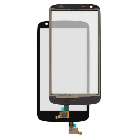 Cristal táctil puede usarse con HTC Desire 526G Dual sim, negro, 128 × 66 mm 