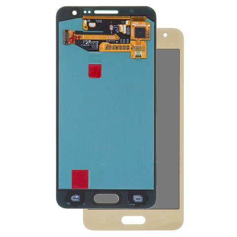 Pantalla LCD puede usarse con Samsung A300 Galaxy A3, dorado, sin marco, original vidrio reemplazado 