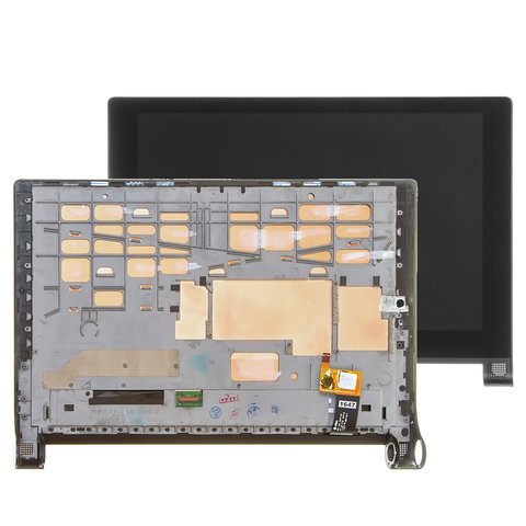 Pantalla LCD puede usarse con Lenovo Yoga Tablet 2 1051 LTE, negro, con marco, Copy