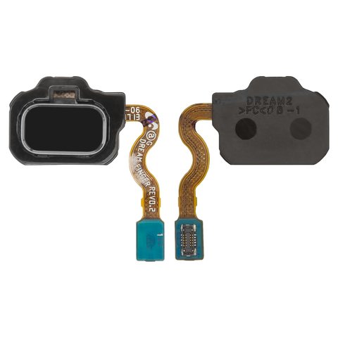 Cable flex puede usarse con Samsung G955F Galaxy S8 Plus, para escaner de huellas dactilares, negro, con plástico, midnight black