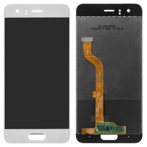 Pantalla LCD puede usarse con Huawei Honor 9, blanco, tipo 1 , sin marco, Original PRC , STF L09 STF L19