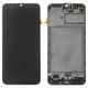 Pantalla LCD puede usarse con Samsung M307 Galaxy M30s, negro, con marco, Original, empaque industrial, original glass, #GH82-21266A/GH82-21265A
