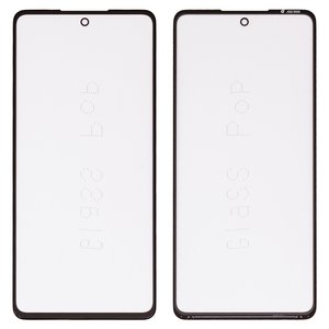 Vidrio de carcasa G+OCA PRO puede usarse con Samsung A525 Galaxy A52, A526 Galaxy A52 5G, con película OCA, negro