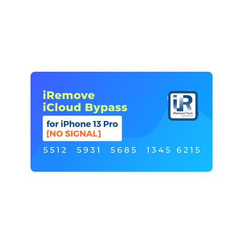iRemove iCloud Bypass para iPhone 13 Pro [NO SIGNAL]
