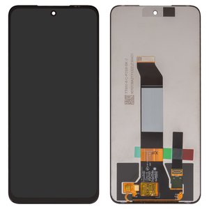 Pantalla LCD puede usarse con Xiaomi Poco M3 Pro, Poco M3 Pro 5G, Redmi Note 10 5G, Redmi Note 10T 5G, negro, sin marco, Box 