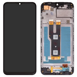 Pantalla LCD puede usarse con ZTE Blade V50 Design 4G ZTE 8050 , negro, con marco, High Copy