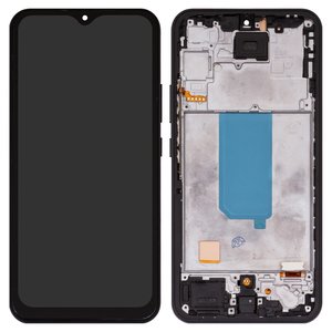 Pantalla LCD puede usarse con Samsung A346 Galaxy A34 5G, negro, con marco, Copy, TFT 