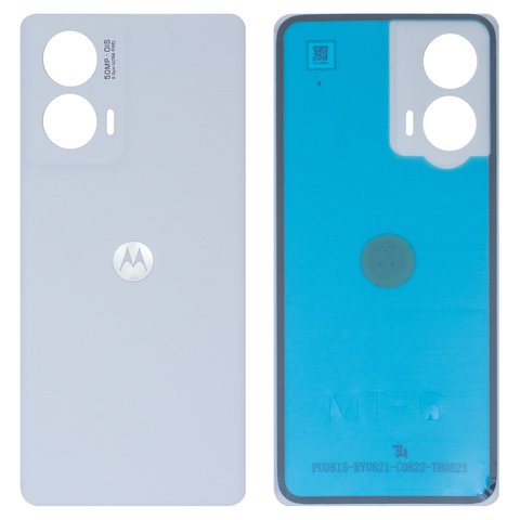 Panel trasero de carcasa puede usarse con Motorola Edge 50 Fusion, azul, marshmallow blue