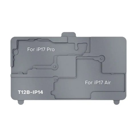 Fijador de placas Sunshine T12B IP14 puede usarse con Apple iPhone 17 Air, iPhone 17 Pro, para reparar placas base