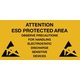 Наклейки попередження про антистатичну безпеку Warmbier 2850.300500.D  (10 шт.)