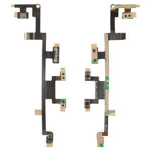 Шлейф для iPad 3, iPad 4, кнопки ввімкнення, з компонентами