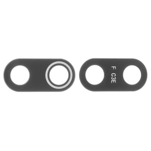 Стекло камеры для Xiaomi Redmi 7A, черное, без рамки, MZB7995IN, M1903C3EG, M1903C3EH, M1903C3EI