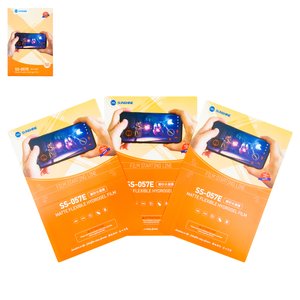 Гідрогелева плівка Sunshine SS 057E, Анти відбитки, матова, 180 мм, 120 мм, 50 шт