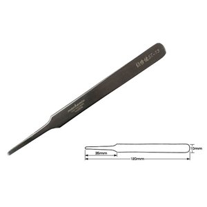 Пинцет монтажный Mechanic ST 13, прямой, 115 мм