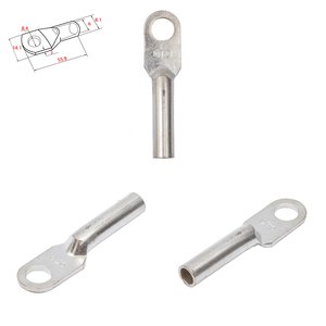 Наконечник DT 10 , 8 мм, кільцевий, мідний, луджений, 10 мм²