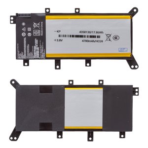 Акумулятор C21N1347 для Asus K555, X555, Li Polymer, 7,5 B, 4700 мАг, Original PRC 