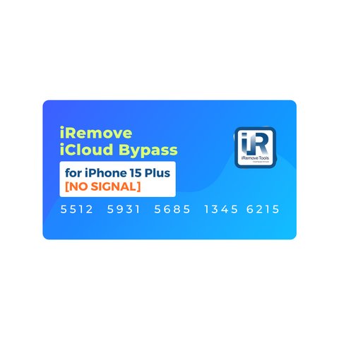 iRemove iCloud Bypass для iPhone 15 Plus [NO SIGNAL]