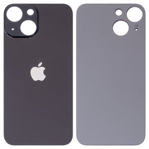 Задняя панель корпуса для iPhone 13 mini, черная, не нужно снимать стекло камеры, Original PRC , big hole, midnight