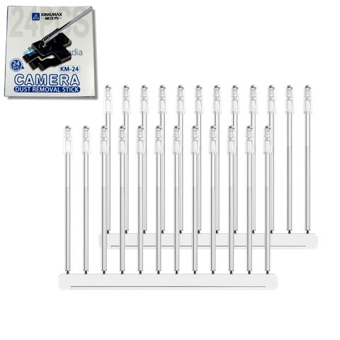 Паличка Kingmax KM 24, для видалення бруду з об’єктива камери, силіконова, 24 шт.