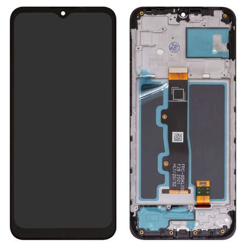 Дисплей для Motorola Moto E7 Power PAMH0001IN, Moto E7i Power XT2097, черный, с рамкой, High Copy