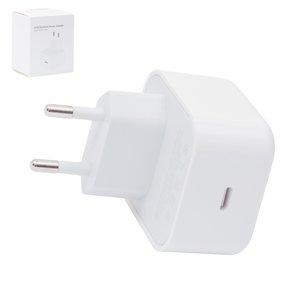 Мережевий зарядний пристрій A3351 для Apple, 40 Вт 60 Вт max , Power Delivery PD , білий, 1 порт, service pack box