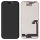 Дисплей для iPhone 16, черный, с рамкой, без ошибки, (OLED) hard diagnosable, ZY-OLED