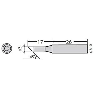 Паяльне жало Goot PX 60RT 3CR