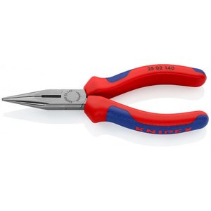 Плоскі круглогубці з різальними крайками KNIPEX 25 02 140