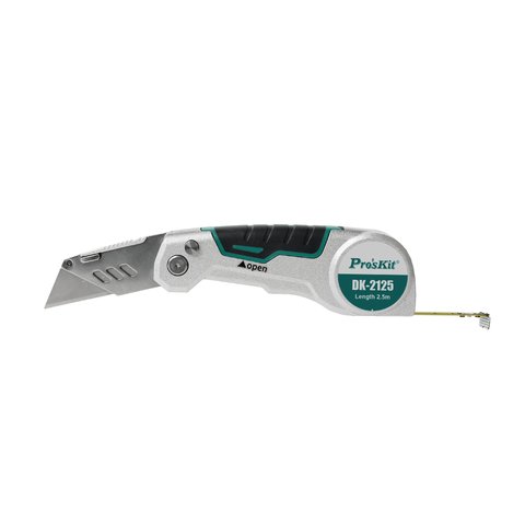 Складной нож Pro'sKit DK 2125 с рулеткой 2 в 1