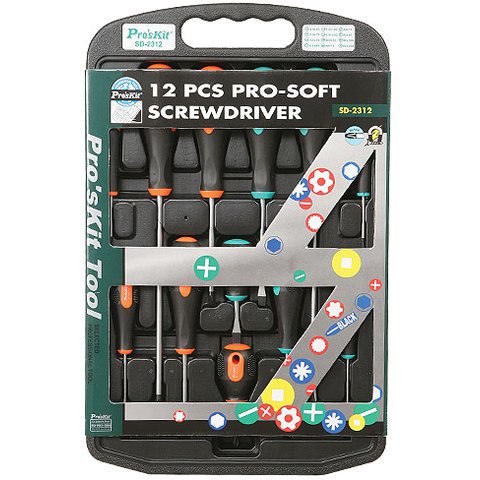 Pro soft Screwdriver Pro'sKit SD 2312 12 PCS