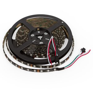 RGB LED Strip SMD5050, WS2811 (black, with controls, IP65, 12 V, 60 LEDs/m, 5 m) RGB LED Strip SMD5050, WS2811 (black, with controls, IP65, 12 V, 60 LEDs/m, 5 m)